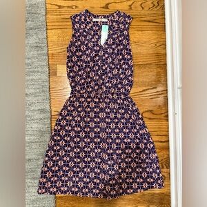 NWT stitch fix 41 Hawthorn Keziah Shirt Dress Sleeveless Geometric Size XS